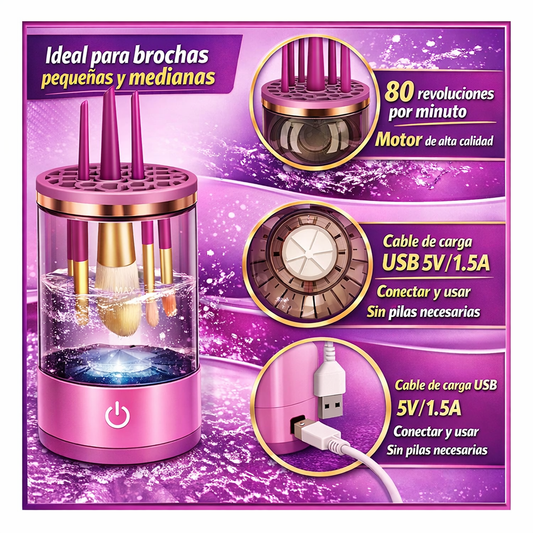 Mini Lavadora De Brochas Portátil